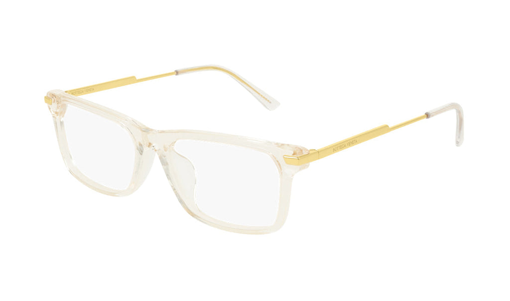 Frames Bottega Veneta 1040OA Black, Bottega Veneta, Frames, Gold, Medium, Mens, Non-Polarized, Plastic, Prescription, Rectangle